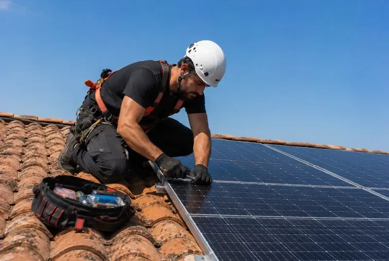 Maintenance et monitoring de panneaux solaires à Orthez